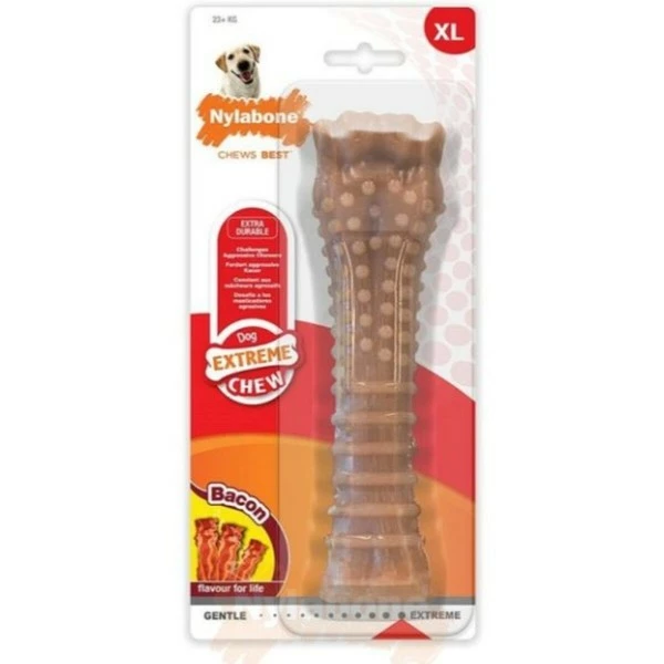 Beißring Für Hunde Nylabone Dura Chew Bacon XL 3 Beißring Für Hunde Nylabone Dura Chew Bacon XL