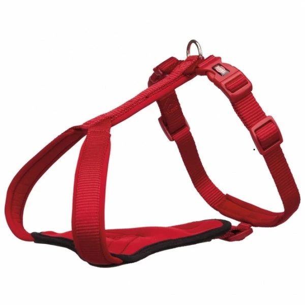 Trixie Premium Y-Geschirr - Rot - 65-80 Cm/20 Mm