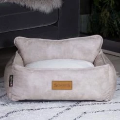 Scruffs & Tramps Hundebett Kensington Größe L 90x70 Cm Creme