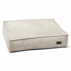 Designed By Lotte Hundekissen Gerippt 70x55x15 Cm Hellgrau