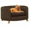 VIDAXL Hundesofa Braun 69x69x36 Cm Plüsch