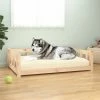 VIDAXL Hundebett 105,5x75,5x28 Cm Massivholz Kiefer -Hundefutter Geschäft VXL8720845852429 m en hd 1 600x600