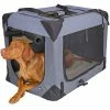 Pet-Star Transport-Hütte, Grau - 62 X 42 X 44cm -Hundefutter Geschäft ZDRhundebox grau 37MPGWIspUt5OP 600x600